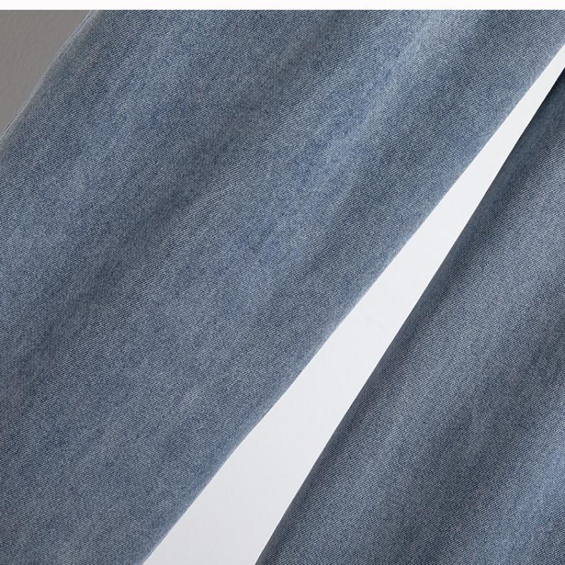 MOJTA Women Spring Autumn Plus Size Casual Loose Pants Hight Waist Jeans