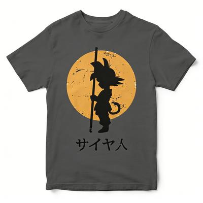 Футболка с принтом Goku из Dragon Ball Youth 2026 Мужская Летняя Свободная Хлопковая Аниме Короткий Рукав Уличная Повседневная Свободная Футболка