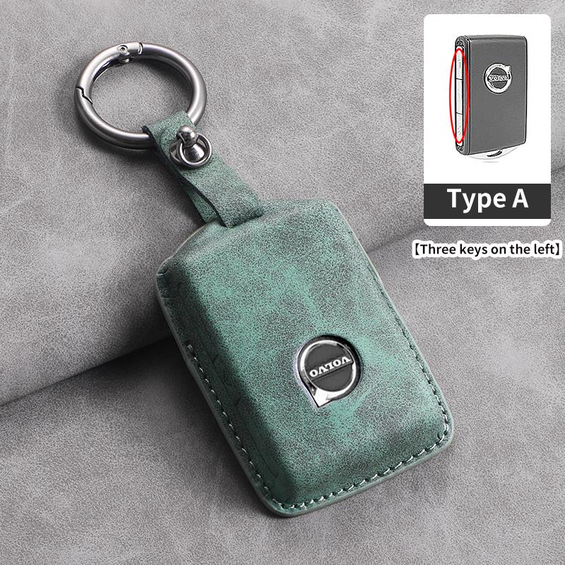 Чехол для автомобильного ключа из кожи с 3 кнопками для Volvo S60 S90 XC40 XC60 XC90 V60 V90 T6 T8, аксессуары для защиты автомобильного ключа