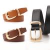 New Fashion Ins Style Belt for Women, Versatile Commuter Pin Buckle Women's Belt Simple Korean Style Decorative Trouser Belt