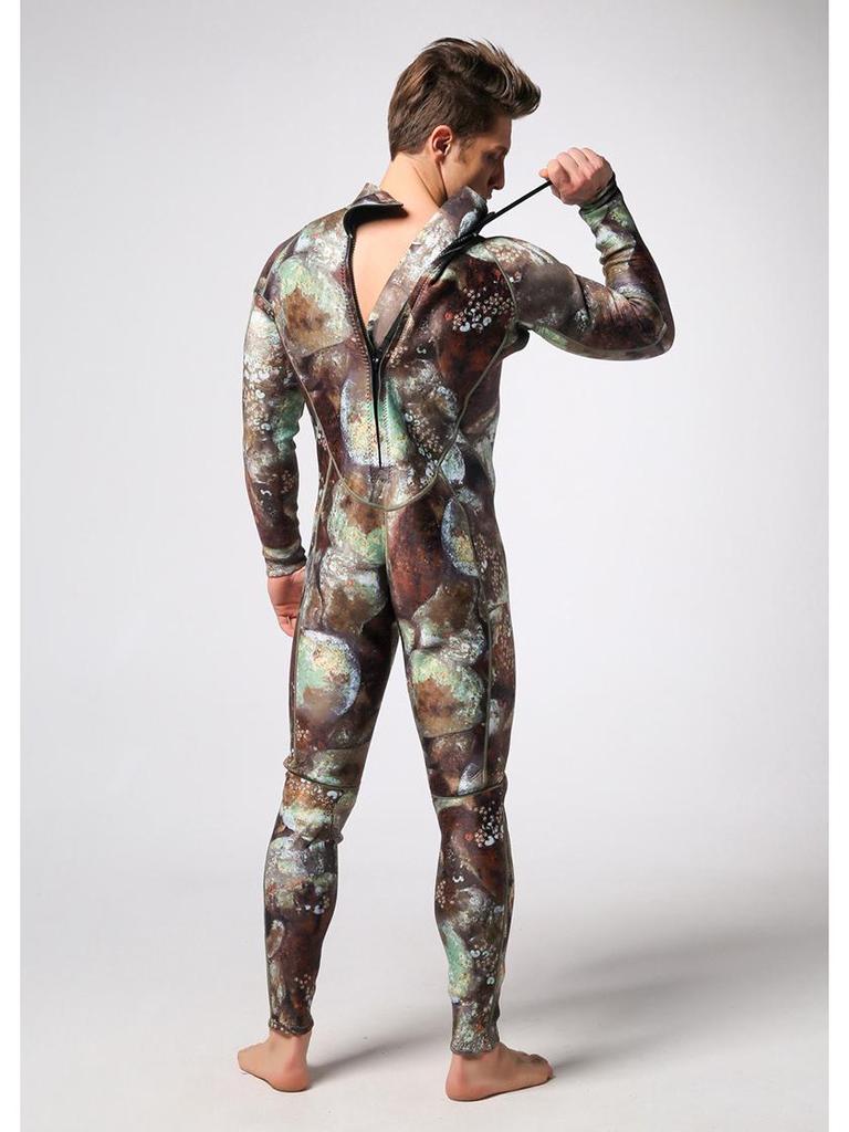 Neoprene 3MM Camouflage Diving Wetsuit - Warm, Cold-Proof One-Piece Surf Suit