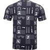Футболка унисекс с коротким рукавом и памятным принтом Li Ning Badminton Chengdu Panda Element Thomas Cup с круглым вырезом, черная AHSUA45-1