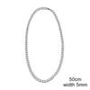 5/7/9/MM Men Punk Gothic Choker Cuban Chain Metal Collar Heavy Link Stainless Steel Necklace