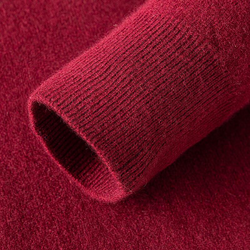 Мужской свитер FAPAI из смесовой кашемировой пряжи с круглым вырезом