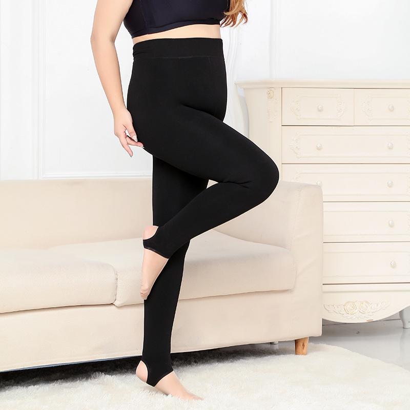 Леггинсы из бархата и хлопка Extra Large Plus - узкие цельные брюки для женщин больших размеров