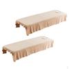 2pcs Beauty Bedsheet, Massage Couch Cover with Hole, Spa Bed Table Sheets Couches