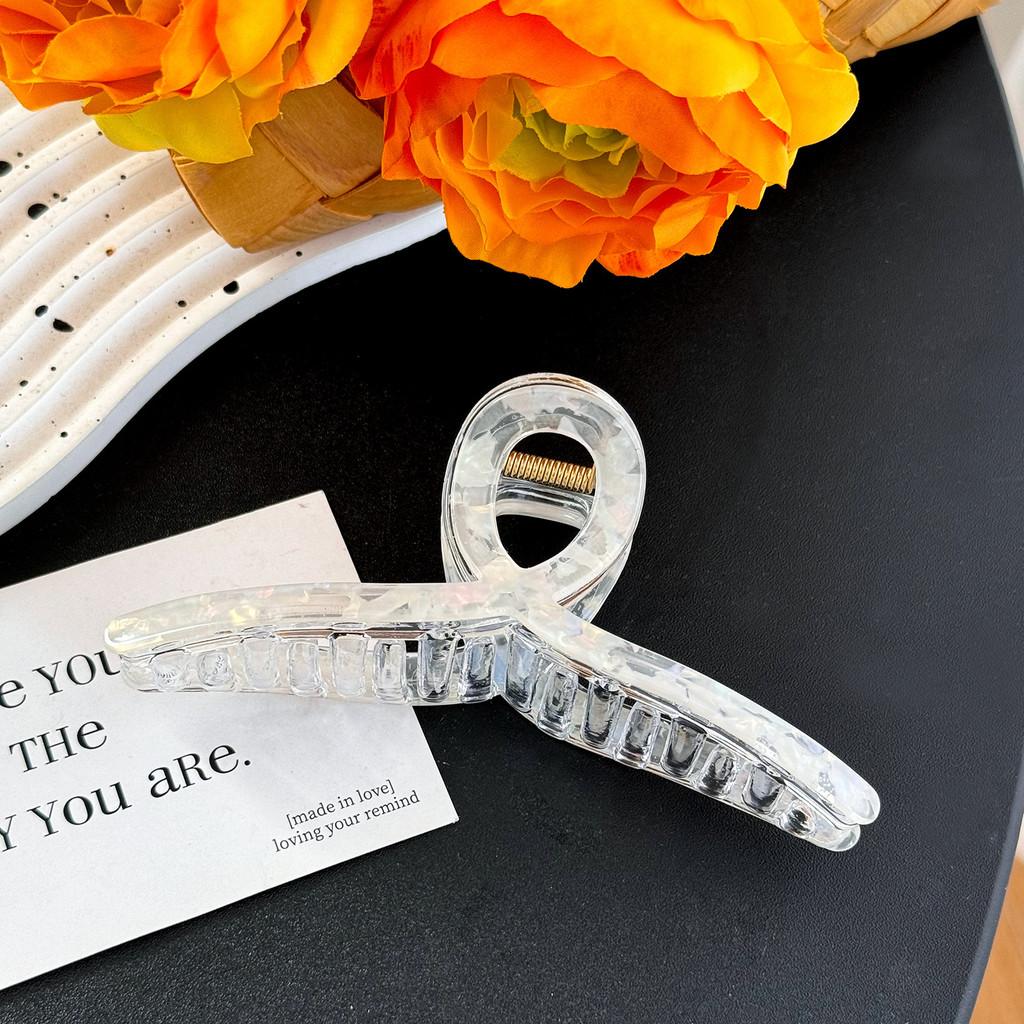 Шикарный большой зажим-краб для волос «Русалка» для изысканных высоких причесок и хвостиков разных цветов