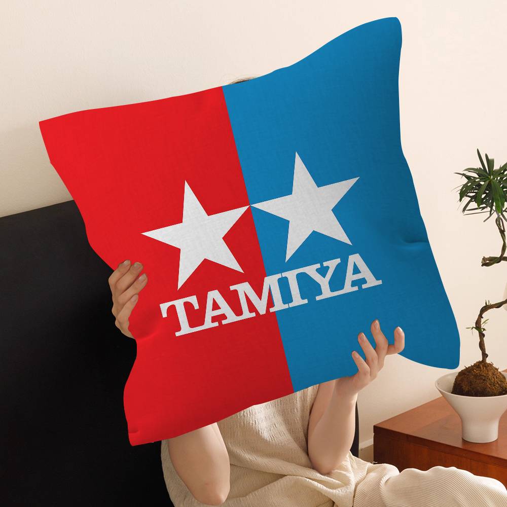 Подушка с логотипом T-Tamiya Наволочка Мультяшный Подарок Чехол для Подушки Спальня Дом Диван Стул Сиденье Декор Наволочка