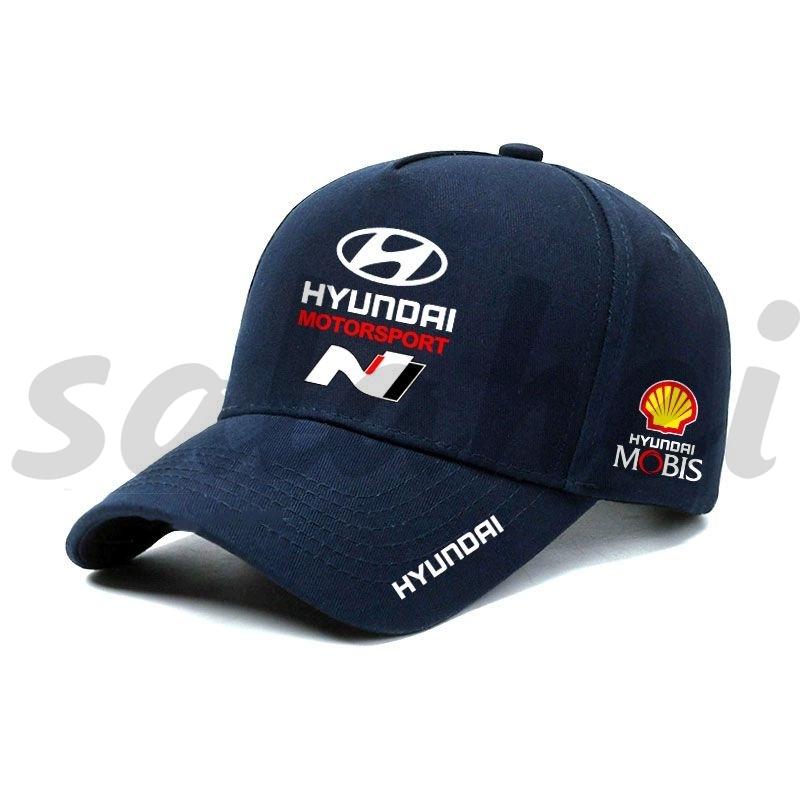 Бейсболка с вышивкой Hyundai Motorsport N Series для мужчин и женщин, регулируемая, кепка гоночной команды, для автолюбителей, повседневная, спортивная, для улицы