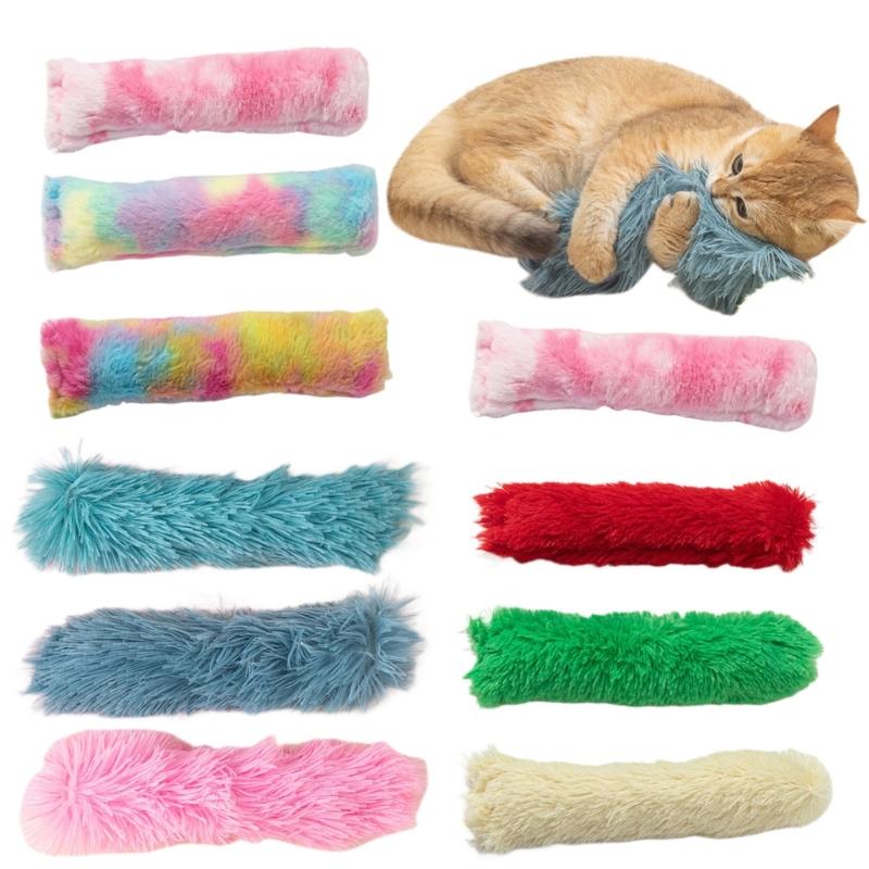 Cartoon Kitten Toy Catnip Toy for Cat Candy-Bar Shape Toy Exercise Perfect Gift with Catnip Attract Cat Toy