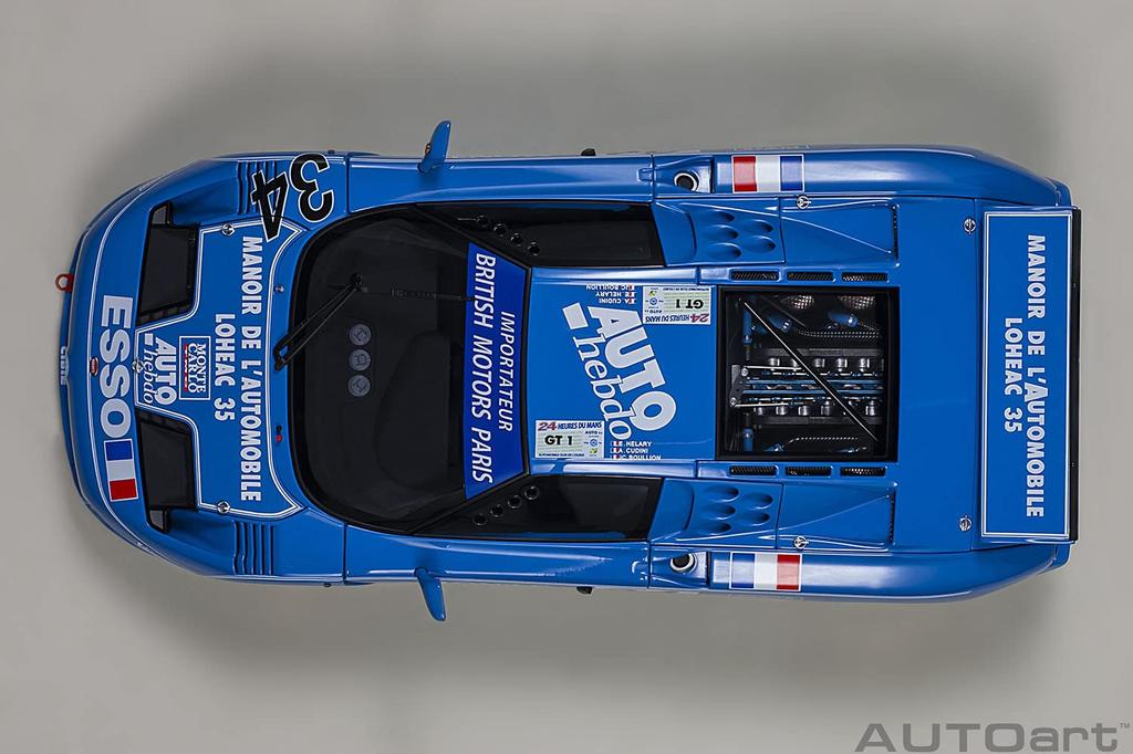 AUTOart Bugatti EB110 SS 1994 Le Mans 24 Hours Completed Product 89417 1/18 #34