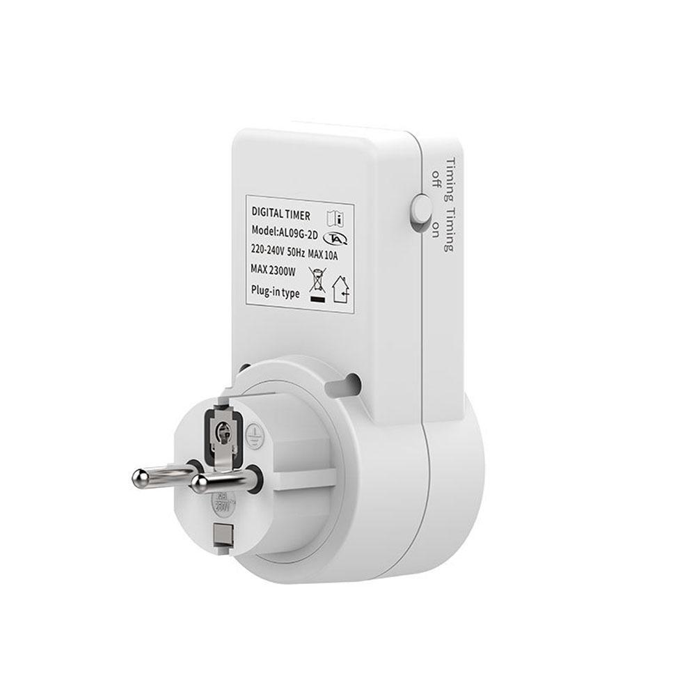 1 PC EU Electronic Digital Countdown Switch Mechanical 220-240V Timer Two Digit Display Timer Universal Timing Socket3