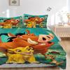 Lion Adventure Print 3Pcs Bedding Setduvet Cover With 2 Bedropillowcase Home Birthday Gift