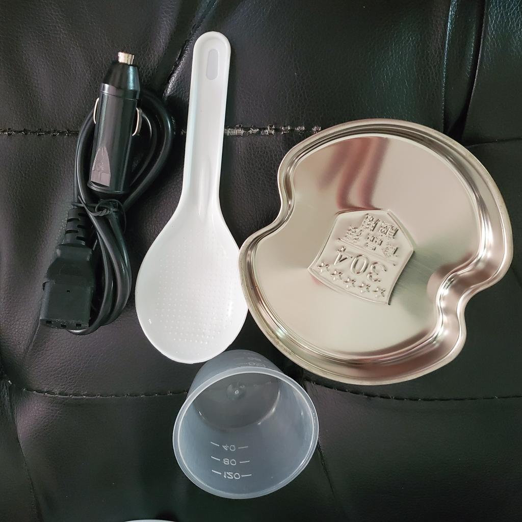 Мини-рисоварка 12 В 24 В, автомобильный грузовик, машина для приготовления супа, каши, пароварка, электрическое отопление, ланч-бокс, подогреватель еды, 1.2 л