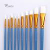 10Pcs/Set Different Size Paint Brush Pens for Artist Watercolor Oil Painting