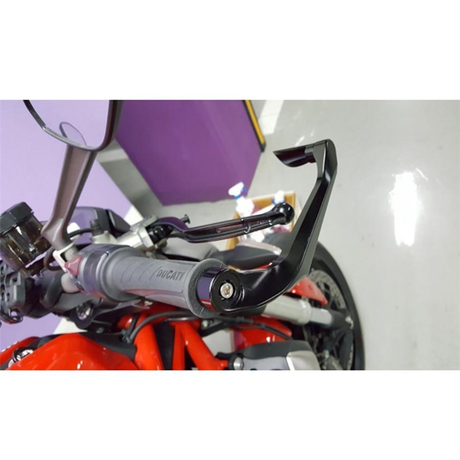 Pair 7/8" CNC 3D Brake Clutch Lever Protective Guard Bar Ends for Universal Hand