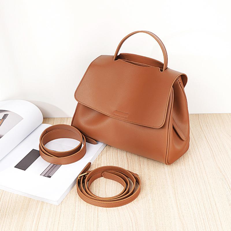 Сумка женская новая модная сумка через плечо из коровьей кожи, натуральная кожа большой вместимости высококачественная универсальная портативная сумка-тоут