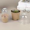 10/20 шт. детские горшки для растений с куполом влажности, экологически чистый широко используемый биоразлагаемый стартовый горшок, контейнер для посадки