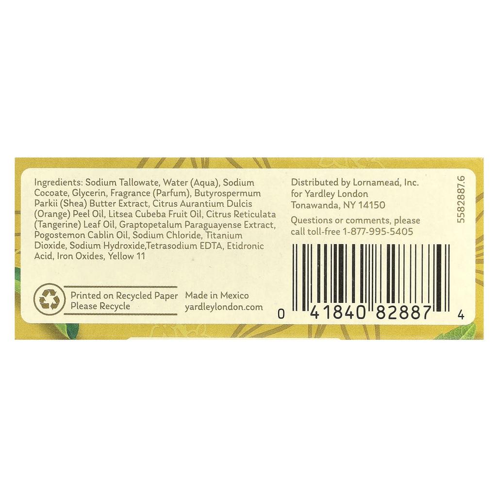 Питательное мыло для ванны, Лимонная вербена, 113 г(4 унции)