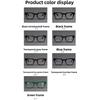 Women's glasses, men's and women's fashion square large-frame glasses