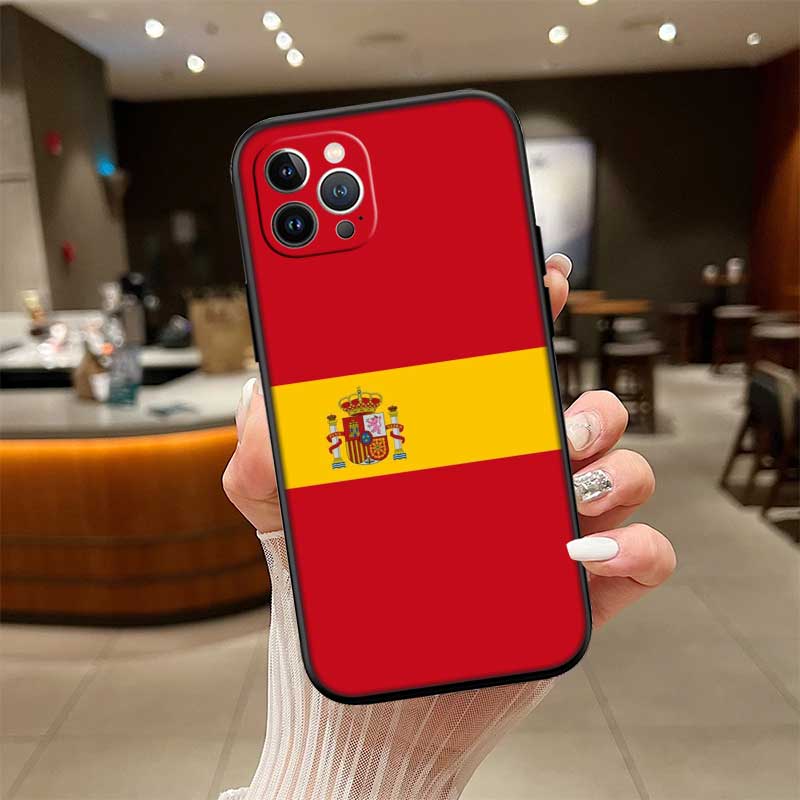 RE54 Чехол для телефона с флагом Испании, новый, премиум-класса, для iPhone SE X XS XR 16E 17 11 Pro Max 8 7 6 6s Plus Air