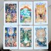 Sacred Sites Tarot Deck in Russian Language 78 Cards Global Sacred Landmarks Illustrated Tarot 10.3*6cm  Ancient Holy Places