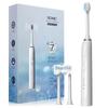 "Smart Sonic Rechargeable Electric Toothbrush with Soft Whitening Bristles for Adults"