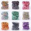 100 Colorful Seamless Hair Cords, Rubber Band, High Elasticity Hair Loop, Headband, Hair Accessory for Women