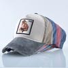 Snapback Папа Шляпы Мужская модная бейсболка с вышивкой лисы Женская уличная дышащая хлопковая кепка с козырьком