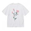 Women's Soft Breathable All Season Classic T-Shirt Cute Cat With Flower Tee