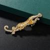 Decoration Animal Female Rhinestone Enamel Badges Tiger Brooches Korean Style Pin Fashion Jewelry