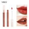 VIBELY Chestnut Matte Lip Glaze Creamy Texture Autumn and Winter New Velvet Matte High Value Lasting White