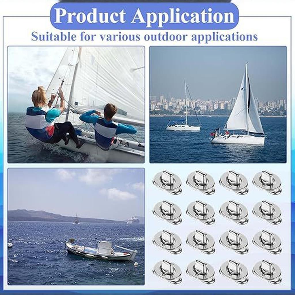 Fastener, Turn Button Eyelet Portion w/Heavy Duty Clinch Plate ( Plated Brass)