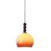 Caramel Glass Chandelier: Retro Wabi-Sabi Design for Bedroom, Restaurant, or Bar.