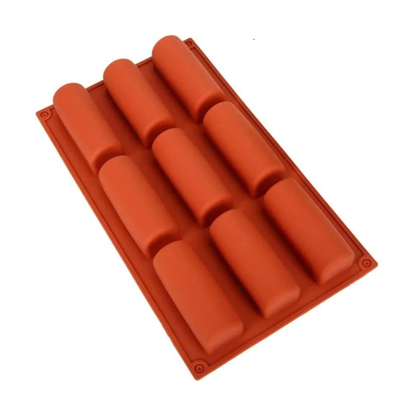 Rectangle Silicone Candy Molds For Baking Energy Bars Chocolate Bar Mold Protein Bars Cornbread Pudding 9/12 Cavity Baking Mold