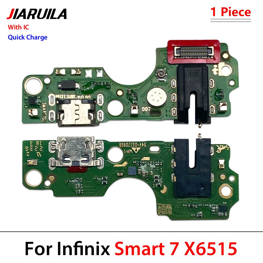Для Infinix Hot 11 Play Smart 9 Spark 11C 1G Hot 11 USB-зарядка Док-разъем Плата Порт зарядки Микрофон Шлейф Быстрая зарядка