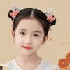 1 Pair Floral Tassel Pearl Bunny Hair Clips Vibrant Color Fairy Hairpins Hanfu Hair Clips  Festival
