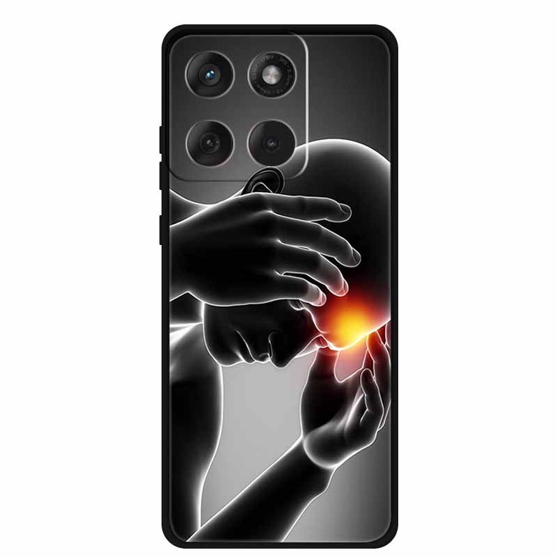 Чехол для Motorola Edge 70 5G 2025 Модный Черный Силиконовый ТПУ Мягкий Чехол для Телефона Для Motorola Moto X70 Air 5G Задняя Крышка Чехол Fundas