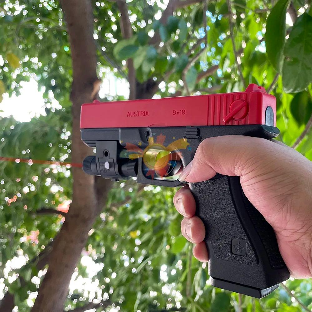 Ручная игрушечная пушка G17 с мягкими пулями, страйкбольный пистолет, спортивное оружие для игры в CS на открытом воздухе, в подарок