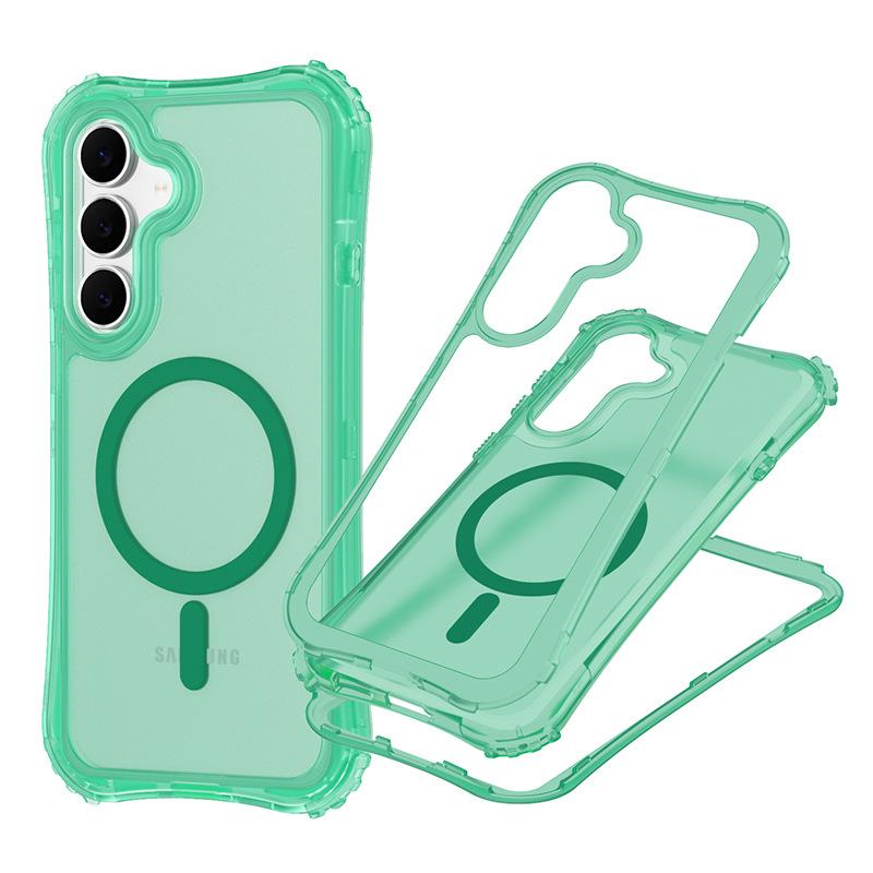 New Phone Case for Samsung S25FE Three in One Skin Sensitive Magnetic Phone Case