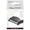 Peel Appeal Unique Vegetable Peeler [2021 Good Design Award Winner] Swiss-Made Medium-Shaped Peeler (Black)