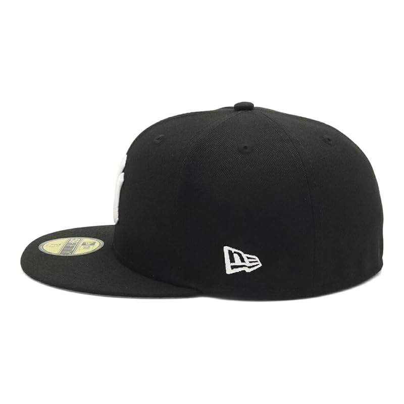 new era newera cap 59FIFTY 70907757 NER35C7098 MLB new york yankees NY black 2 black black 7 3/8 SIDE PATCH UNDER VISOR ONSPOTZ special order men's