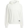Adidas Solid Color Loose Hoodie Men Tops White IC2438