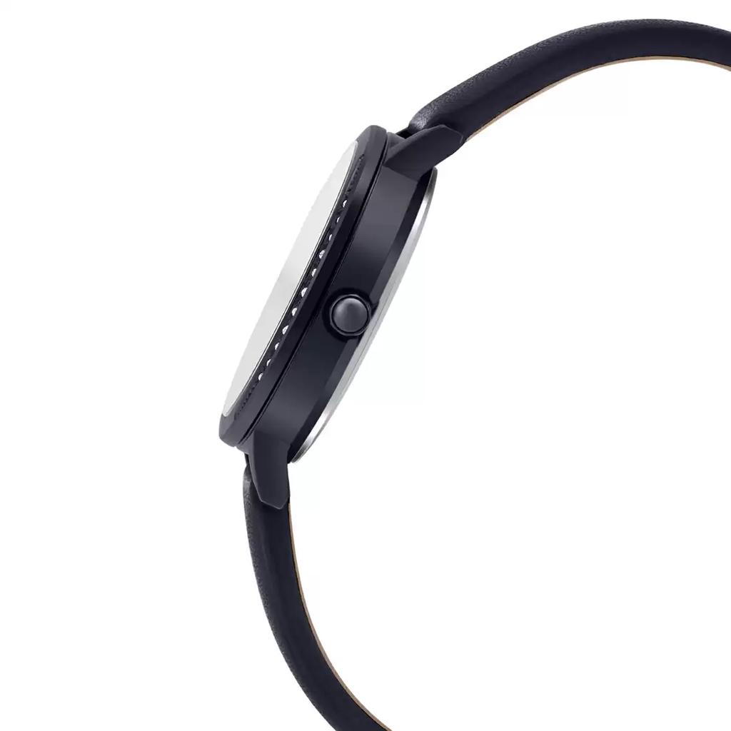 Black Leather Women's Watch, Casio