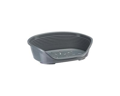 Siesta DX 8 Dog Washable Bed Plastic House Dark Gray