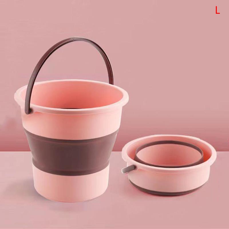 Портативное складное ведро, многофункциональное, утолщенное, силиконовое ведро, для кемпинга, мытья автомобиля, рыбалки, ванной комнаты, инструментов
