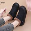 Order A Size Up Women's Warm Platform Snow Boots Outdoor Indoor House Shoes Comfortable Winter Ankle Booties Anti-Slip Shoes for Women