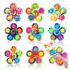 12Pack Pop Bubbles Simple Dimple Fidget Spinners for Party Favors,Hand Tips Bulk Toys, Halloween Christmas Gifts Kids Goody Bag Sock Fillers