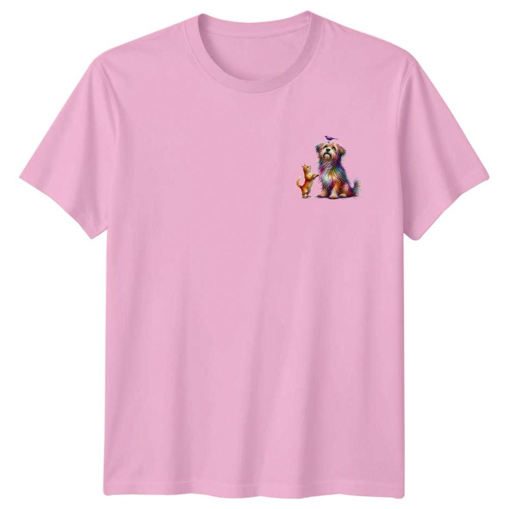 Colorful Pets Animals Dogs Cats Bird Unisex TShirt Unisexs Tee Unisexs Graphic