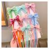 Галстук-бабочка лента детская заколка для волос милая очаровательная девочка разноцветный бантик заколка универсальный аксессуар для волос